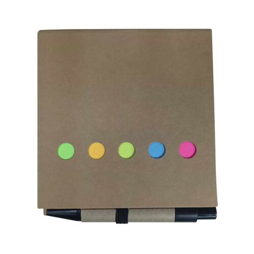 Memo pad with post it and pen Thumbnail