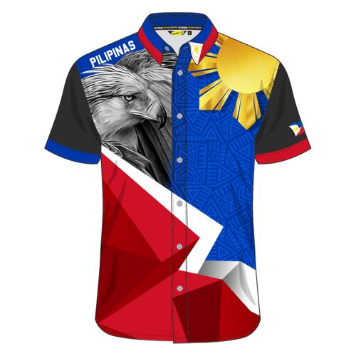 Philippine Design Full Print Button Down Polo Thumbnail