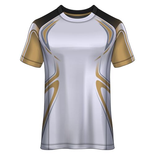 Vector Lines Design Full Print Roundneck Shirt Thumbnail