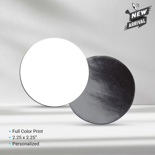 Aluminum Ref Magnet Round Thumbnail