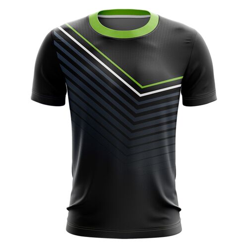 Linear Design Full Print Roundneck Shirt Thumbnail