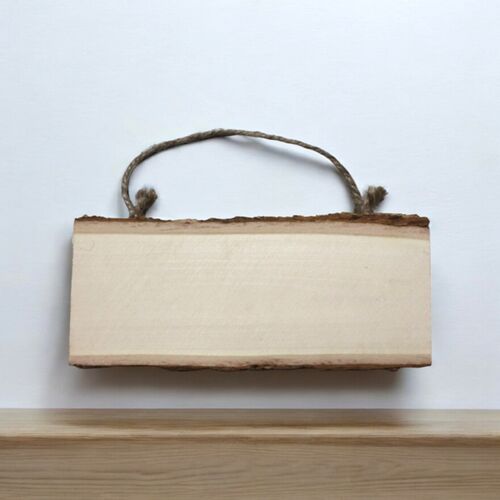 Rectangle Solid Wood Door Signage Thumbnail