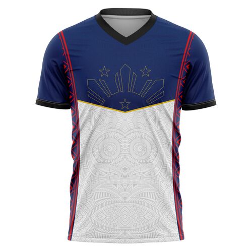 Philippine Design V-Neck Shirt Full Print Sublimation Thumbnail