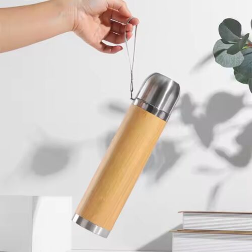 500ml Bamboo Thermos Thumbnail