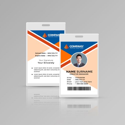 A6 Laminated ID Thumbnail