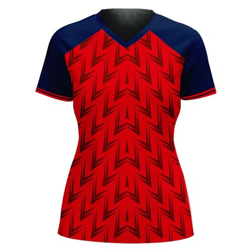 V-neck Volleyball Jersey Full Print Sublimation Thumbnail