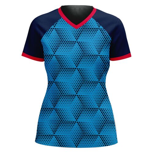 V-neck Volleyball Jersey Full Print Sublimation Thumbnail