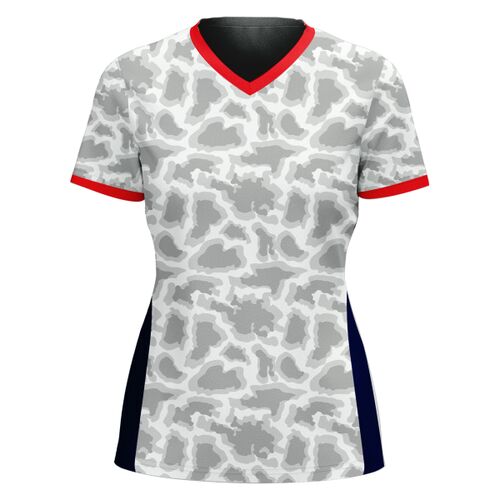 V-neck Volleyball Jersey Full Print Sublimation Thumbnail