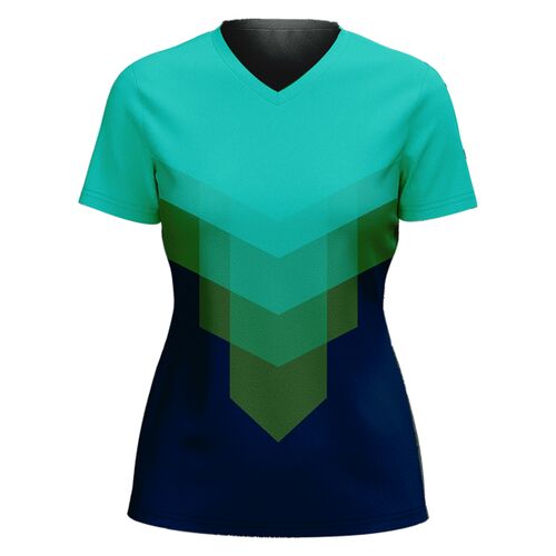 V-neck Volleyball Jersey Full Print Sublimation Thumbnail