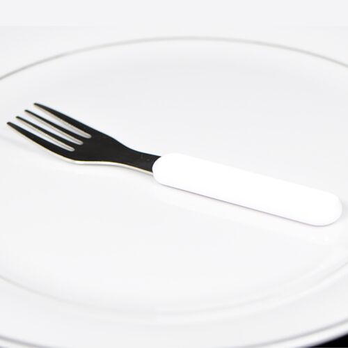 Polymer Handle Stainless Steel Fork for Kids Thumbnail