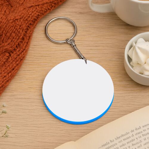 39mm Polymer Round Keychain Thumbnail