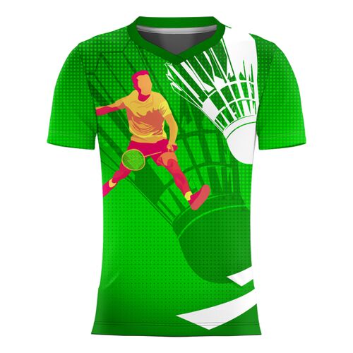 Badminton Jersey Full Print Sublimation Shirt Thumbnail