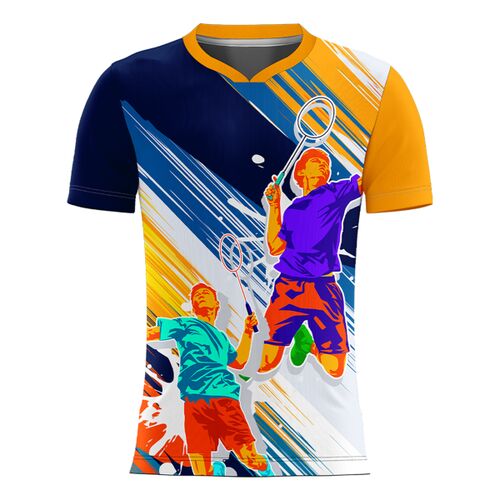 Badminton Jersey Uniform Full Print Sublimation Thumbnail