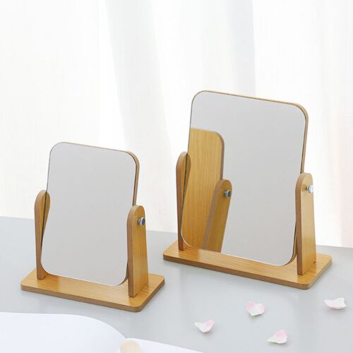 Wooden Vanity Mirror With Stand Thumbnail