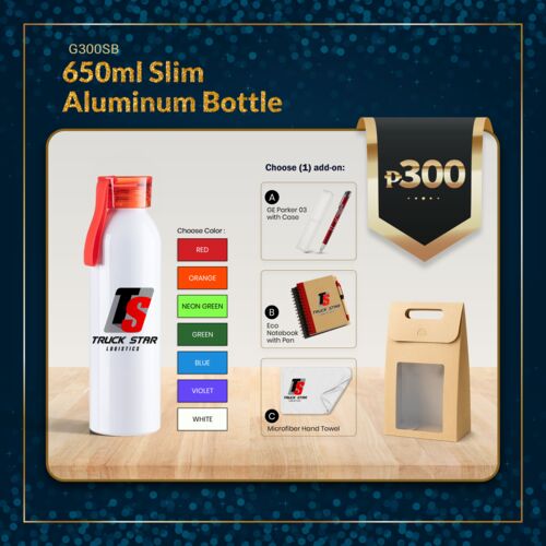 650ml Slim Aluminum Bottle Bundle Thumbnail