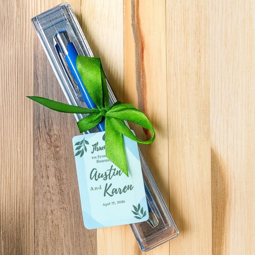 Acrylic Ballpen Case w/ Ribbon and Tag (Printed)  Thumbnail