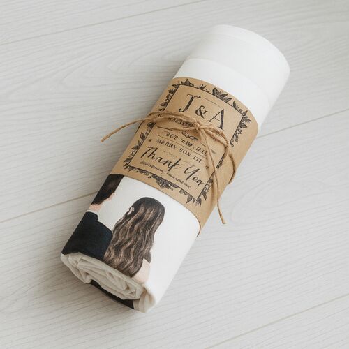 Kraft paper Tote Bag Roll & Jute String  Thumbnail