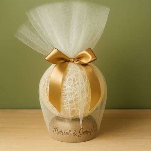 Tulle Wooden Packaging w/ Ribbon Thumbnail