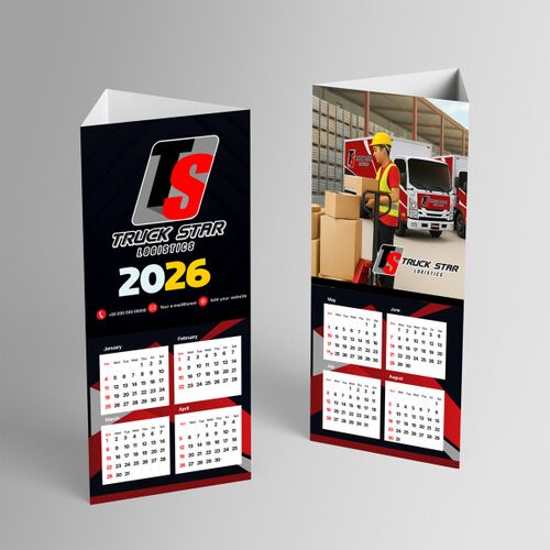 3.5 x 7.6" Trifold Calendar Thumbnail