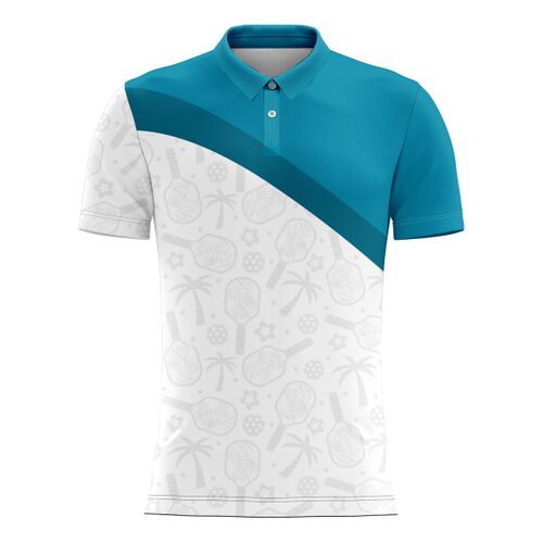 Pickleball Jersey Uniform Full Print Sublimation Polo Shirt Thumbnail