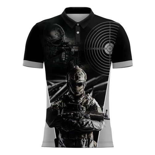 Tactical Design Full Print Sublimation Polo Shirt Thumbnail