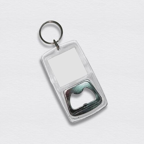 Acrylic Bottle Opener Keychain - K32 Thumbnail