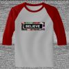 Raglan 3/4 Roundneck Shirt (Gray Body) Thumbnail