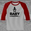 Raglan 3/4 Roundneck Shirt (Gray Body) Thumbnail