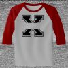 Raglan 3/4 Roundneck Shirt (Gray Body) Thumbnail