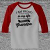 Raglan 3/4 Roundneck Shirt (Gray Body) Thumbnail