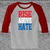 Raglan 3/4 Roundneck Shirt (Gray Body) Thumbnail