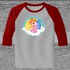 Raglan 3/4 Roundneck Shirt (Gray Body) Thumbnail