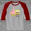 Raglan 3/4 Roundneck Shirt (Gray Body) Thumbnail