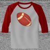 Raglan 3/4 Roundneck Shirt (Gray Body) Thumbnail