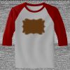 Raglan 3/4 Roundneck Shirt (Gray Body) Thumbnail