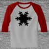 Raglan 3/4 Roundneck Shirt (Gray Body) Thumbnail