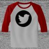 Raglan 3/4 Roundneck Shirt (Gray Body) Thumbnail