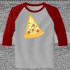 Raglan 3/4 Roundneck Shirt (Gray Body) Thumbnail