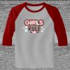 Raglan 3/4 Roundneck Shirt (Gray Body) Thumbnail