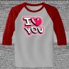 Raglan 3/4 Roundneck Shirt (Gray Body) Thumbnail