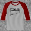 Raglan 3/4 Roundneck Shirt (Gray Body) Thumbnail