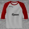 Raglan 3/4 Roundneck Shirt (Gray Body) Thumbnail