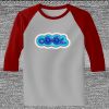 Raglan 3/4 Roundneck Shirt (Gray Body) Thumbnail
